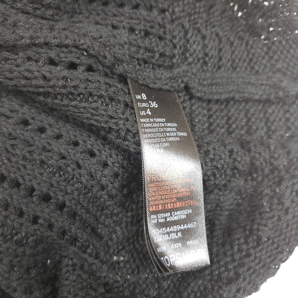 Topshop Black Knit Tank Top - Picture 3 of 6